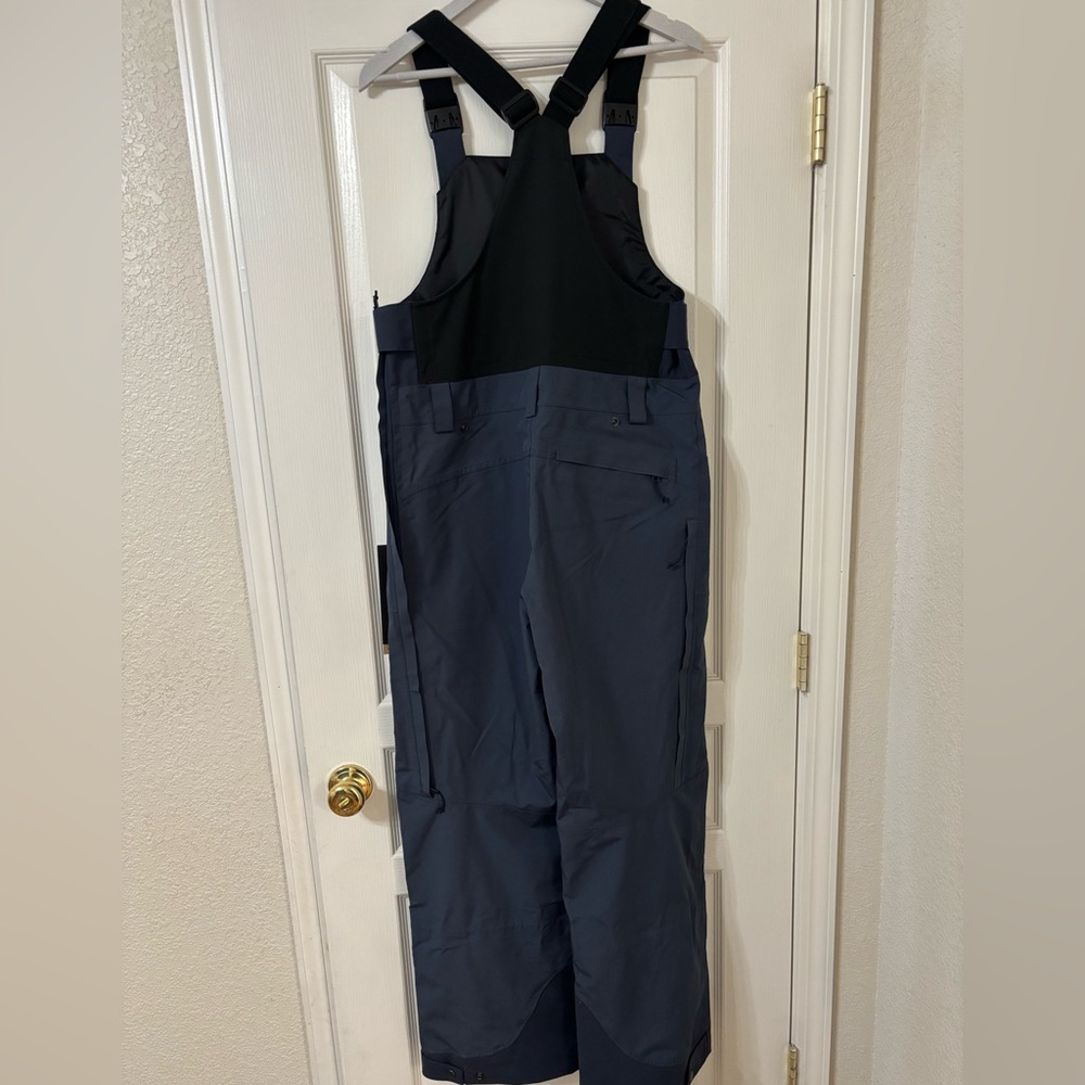 New Mens Flylow Firebird ski bib size medium color night - Picture 4 of 6